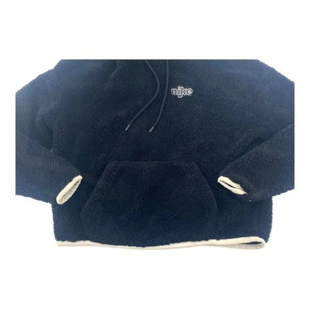 Nike Black Nubby Fleece Hoodie Women’s‎ XS